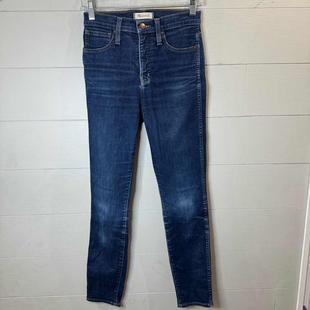 Madewell | Women's 10" High Rise Skinny Dark Wash Jeans Size 25
